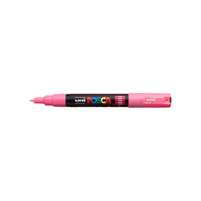 Lakmarker Uni Posca 0.7-1mm roze/pk6