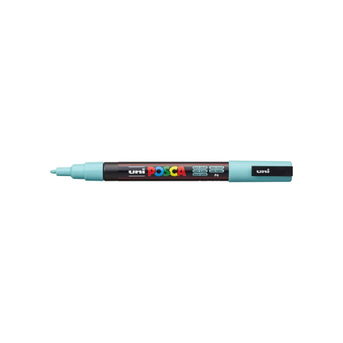 Lakmarker Uni Posca 0.9-1.3mm aqua gr/p6