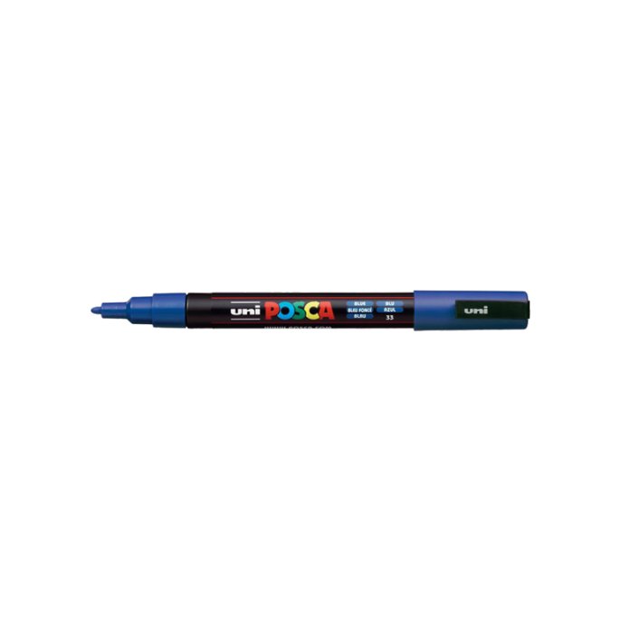 Lakmarker Uni Posca 0.9-1.3mm d bl/pk6