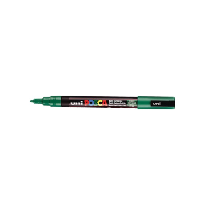 Lakmarker Uni Posca 0.9-1.3mm d gr/pk6