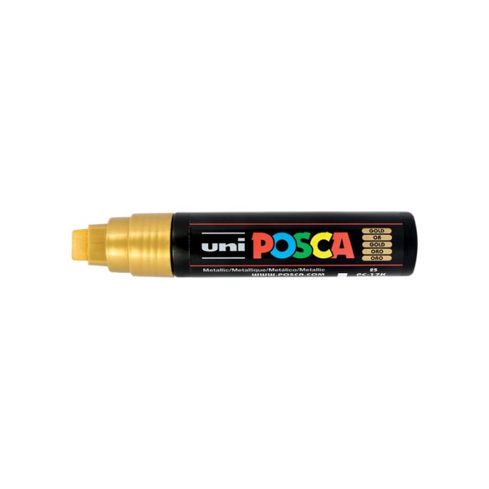 Lakmarker Uni Posca 15 mm goud (5 stuks)