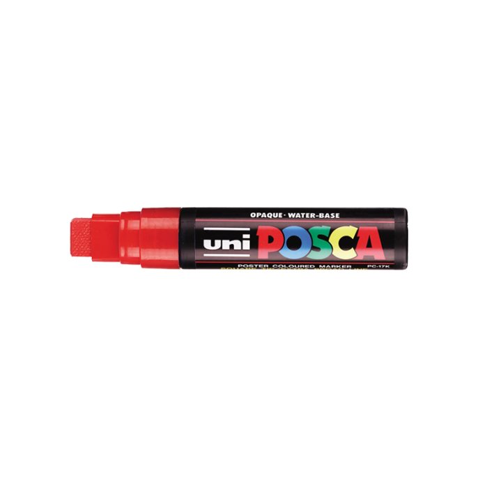 Lakmarker Uni Posca 15 mm rood (5 stuks)