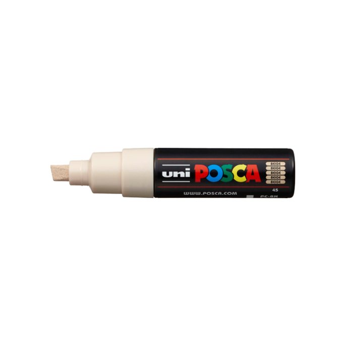 Lakmarker Uni Posca 8mm beitel beige/pk6