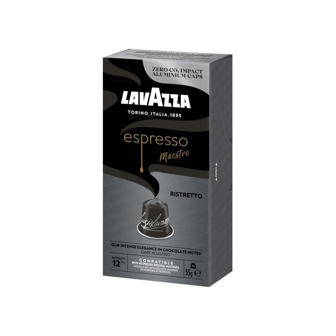 Lavazza Nespresso Compatible Capsules Espresso Ristretto (1 pak x 10 stuks)