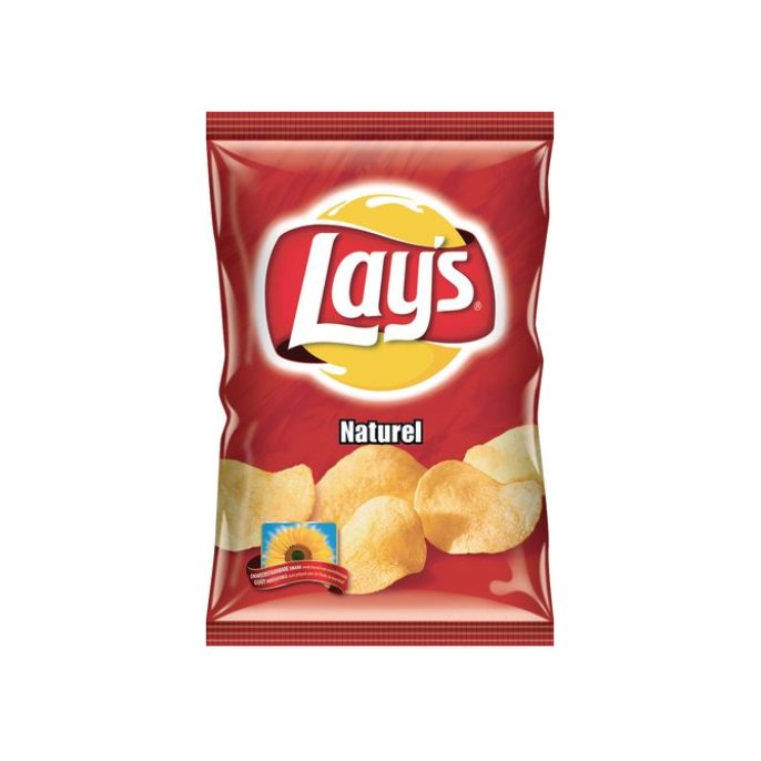 Lays Naturel Chips 175 gr (doos 8 stuks)