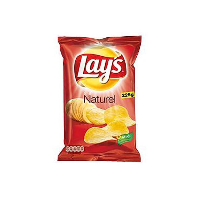 Lays Naturel Chips 40 gr (doos 20 stuks)