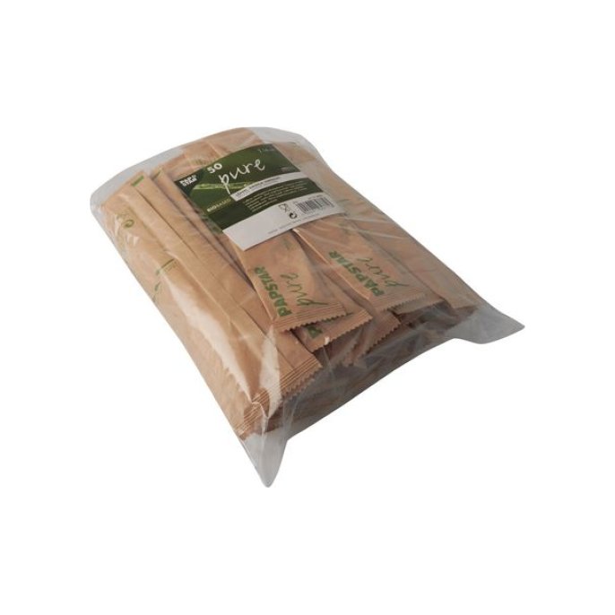 Lepel hout pure 16cm pst verpakt/pk50