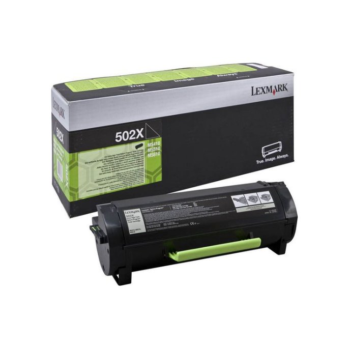 Lexmark 502 Toner Zwart