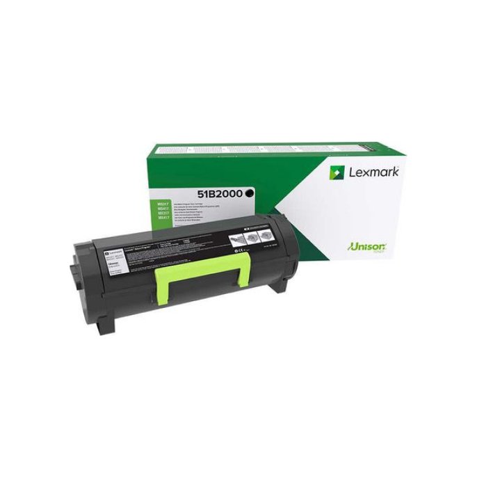 Lexmark 51B2000 Toner Zwart