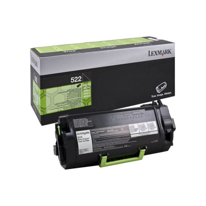 Lexmark 522D Toner Zwart