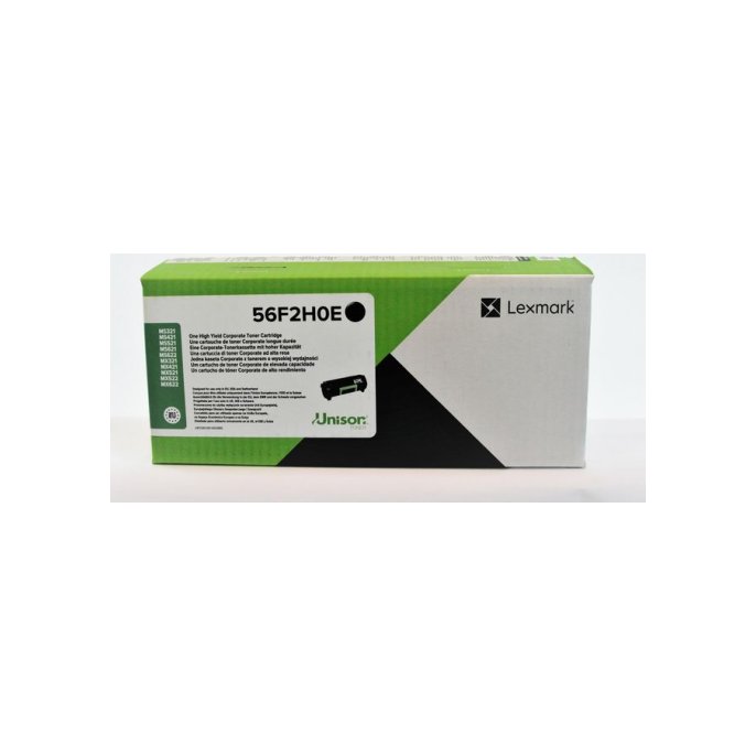 Lexmark 56F2H0E Toner Zwart