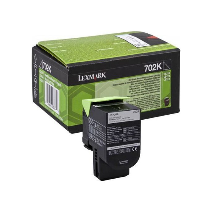 Lexmark 702K Toner Zwart