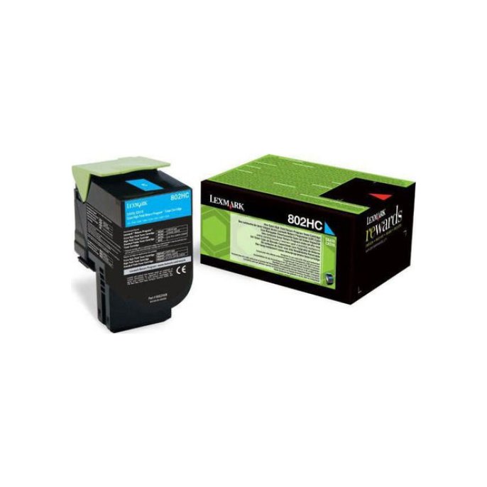 Lexmark 802HC Toner Cyaan