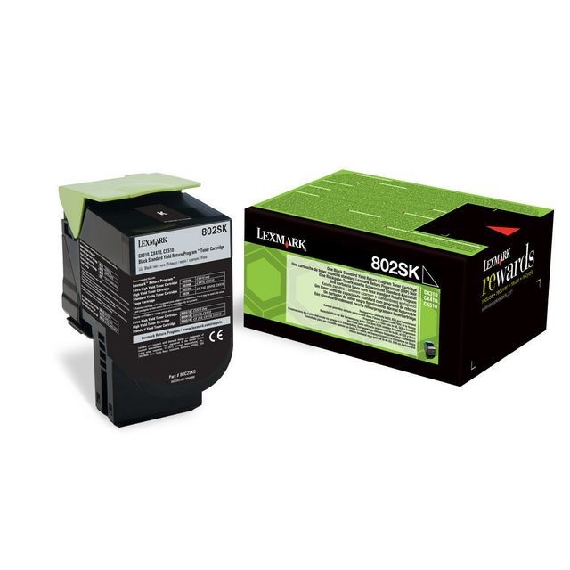 Lexmark 802SK Toner Zwart