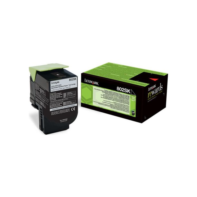 Lexmark 802SK Toner Zwart