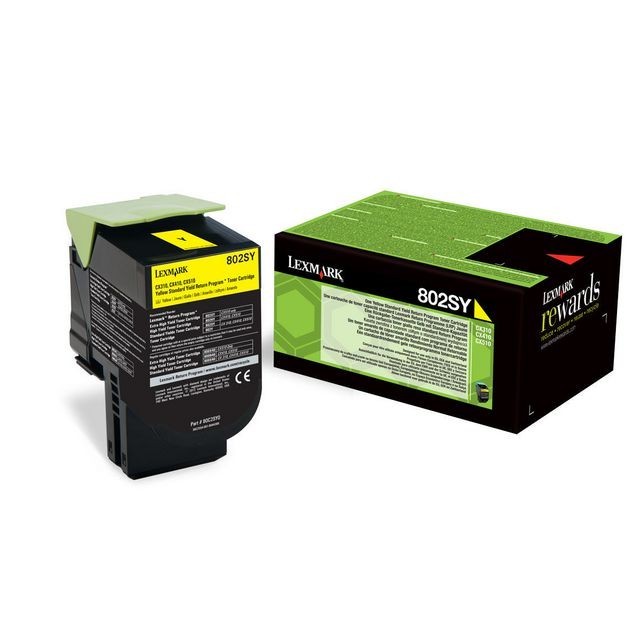 Lexmark 802SY Toner Geel