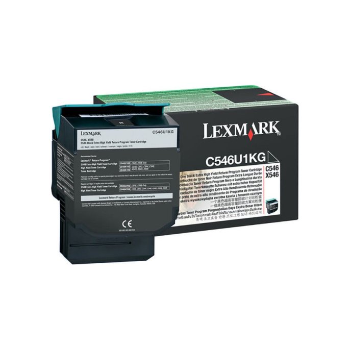 Lexmark C546 Toner Zwart