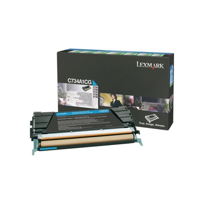 Lexmark C734 Toner Cyaan