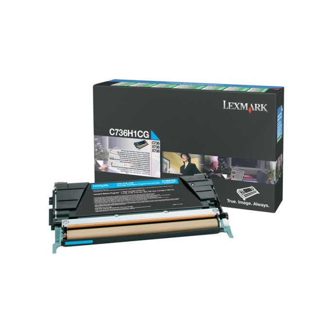 Lexmark C736 Toner Cyaan