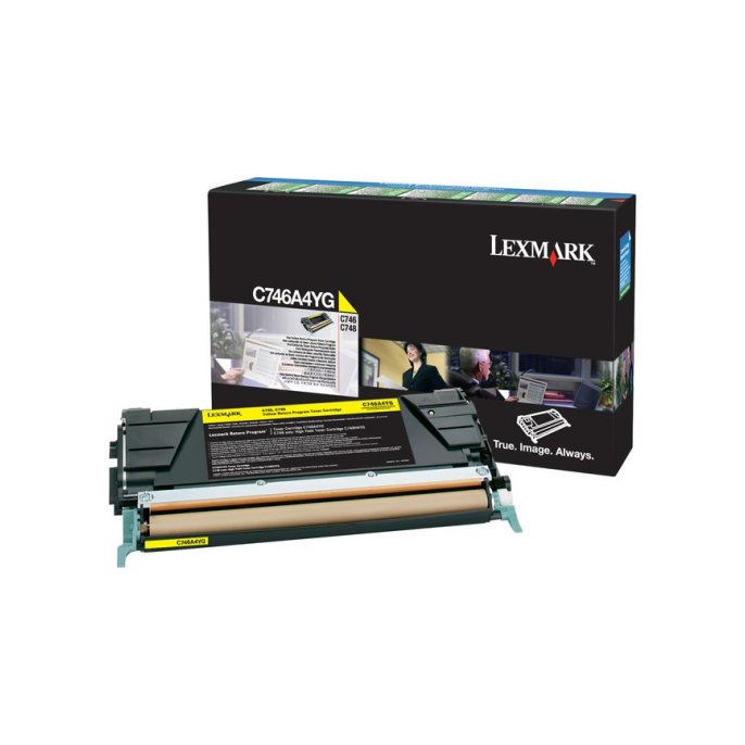 Lexmark C746 Toner Geel