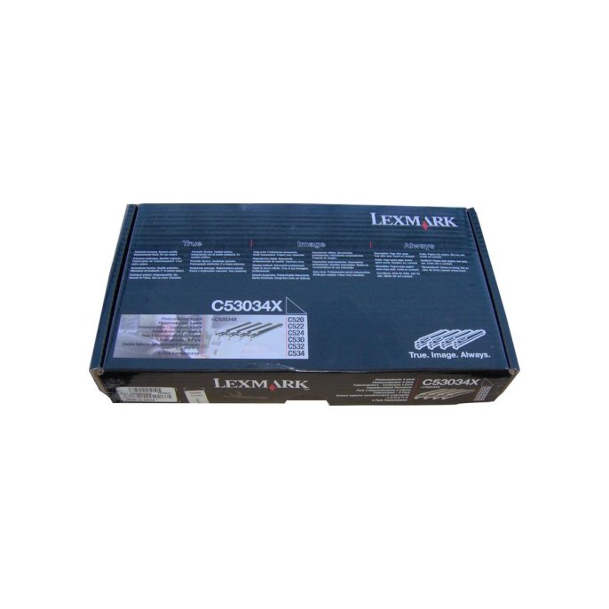 Lexmark Drum C53034X zwart/cyan/magenta/geel (pak 4 stuks)