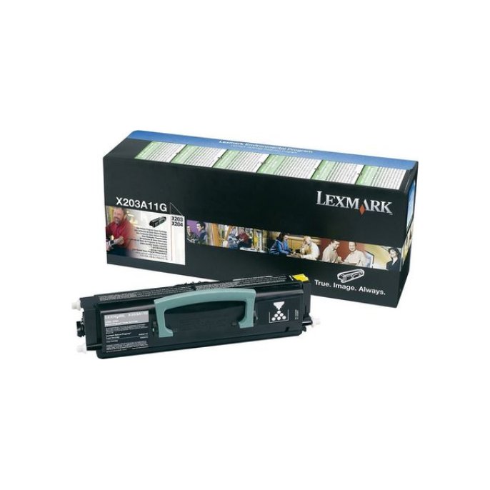 Lexmark X203A11G Toner Zwart