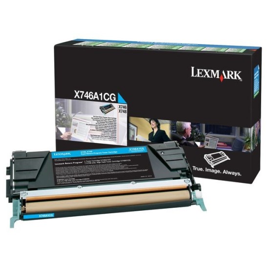 Lexmark X746 Toner Cyaan