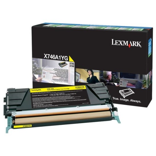 Lexmark X746 Toner Geel