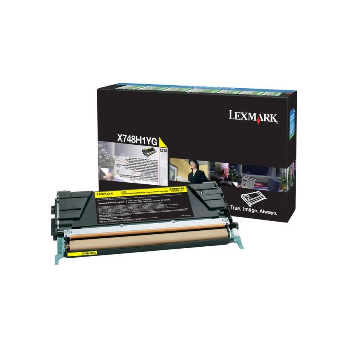 Lexmark X748 Toner Geel