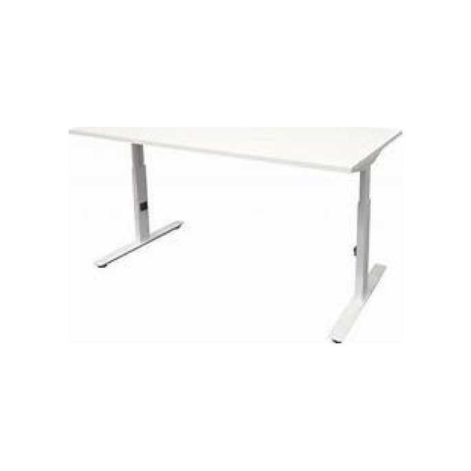 Linesto Plus Verstelbaar Bureau 140 x 80 cm Halifax Wit