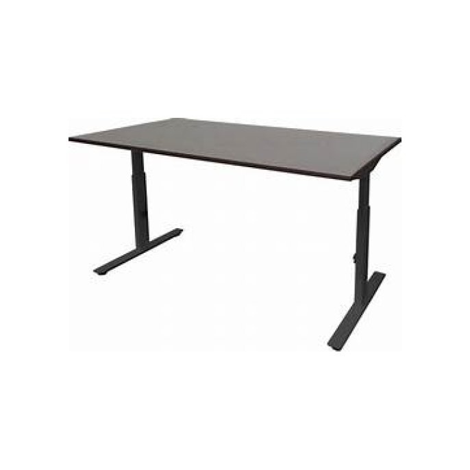 Linesto Plus Verstelbaar Bureau 140 x 80 cm Halifax Zwart