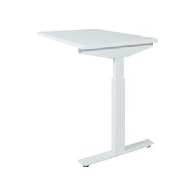 Linesto Plus Verstelbare Aanbouwtafel 120 x 60 cm Wit Wit