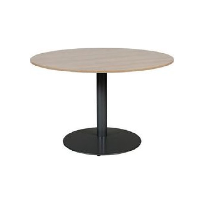 Linesto Ronde Vergadertafel 120 cm Havana Zwart