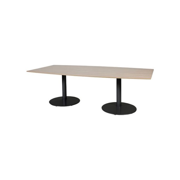 Linesto Vergadertafel 240 x 120 cm Havana Zwart