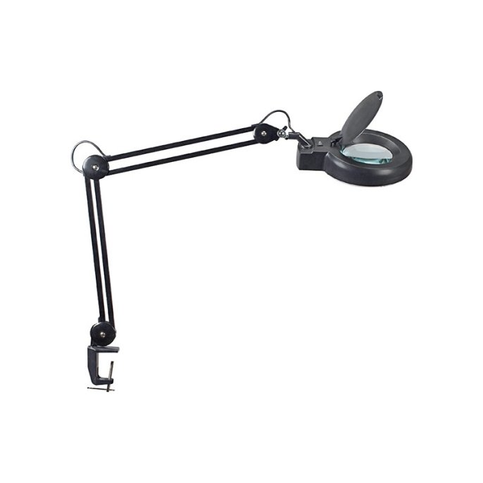 Loeplamp Maul viso LED met klem zwart