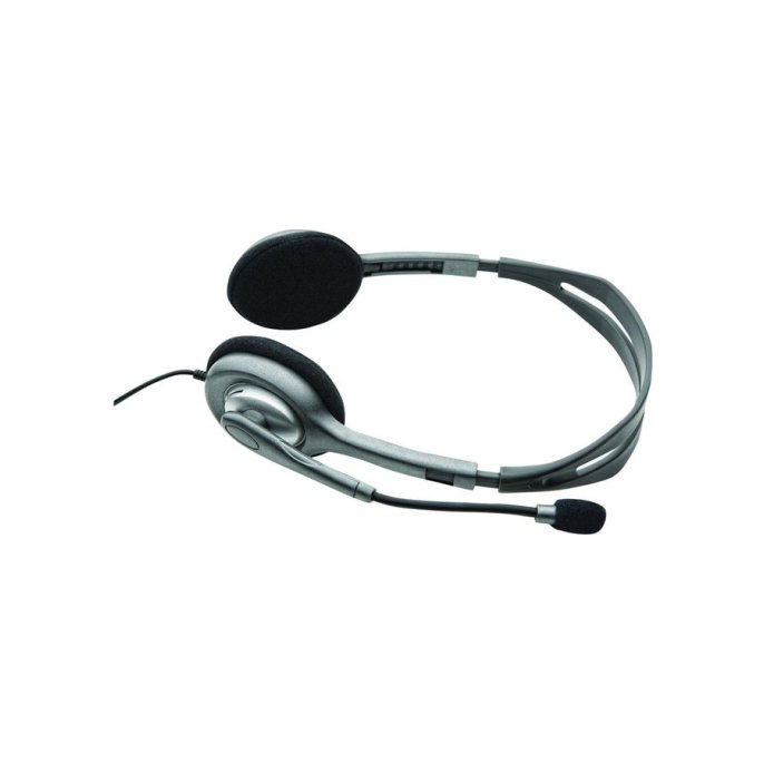 Logitech H110 On-Ear Stereo Headset 35 mm jack Zilvergrijs