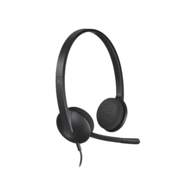 Logitech H340 On-Ear Stereo Headset USB Zwart