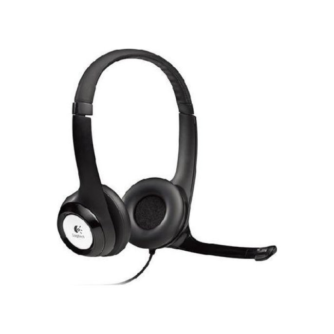 Logitech H390 On-Ear Stereo Headset USB Zwart