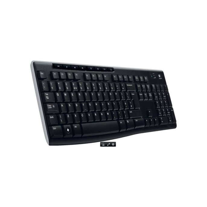 Logitech K270 Toetsenbord Draadloos 24 GHz QWERTY Zwart