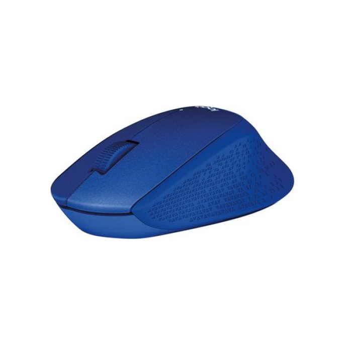 Logitech M330 Silent Plus muis blauw