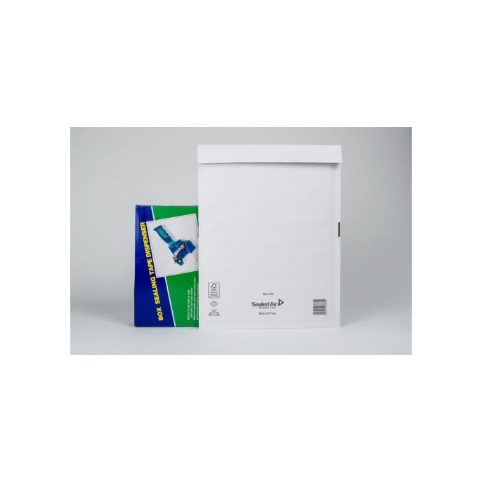 MAIL LITE® Plus H5 Luchtkussenenvelop 360 x 270 mm Kraftpapier Wit (doos 50 stuks)