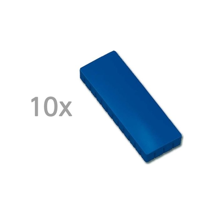 Magneet Maul solid 54x19mm blauw (10 stuks)