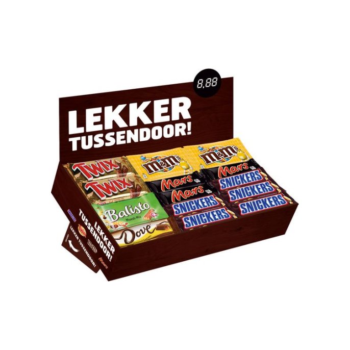 Mars Chocolade Bestsellersbox (doos 49 stuks)