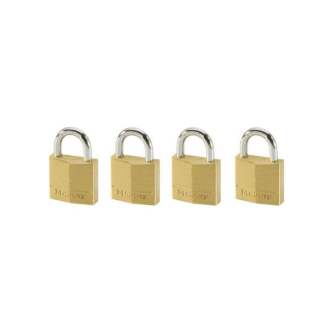 Master Lock 4 Hangsloten Staal 30 x 5 mm (pak 4 stuks)