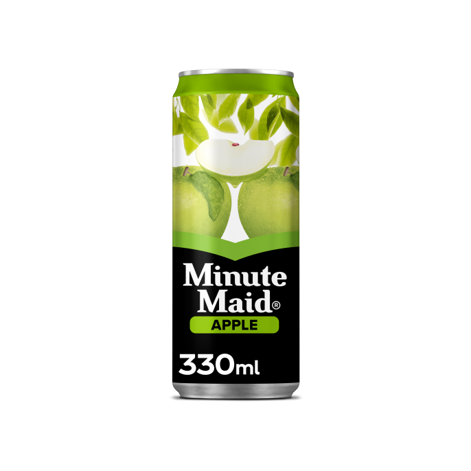 MinuteMaid Appel Frisdrank 0.33 l blik (pak 24 stuks)