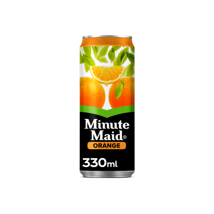 MinuteMaid Orange Frisdrank 0.33 l blik (pak 24 stuks