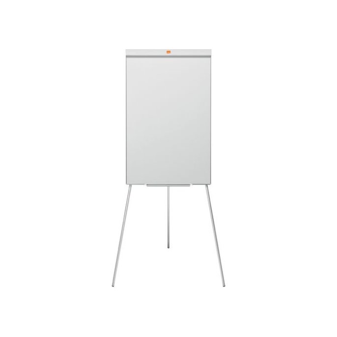 NOBO Klassieke stalen flip-over plus mobiel whiteboard magnetisch stalen oppervlak aluminium frame