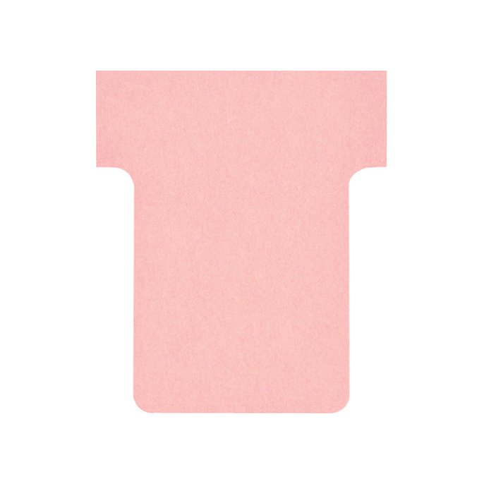 NOBO T-Kaart Maat 15 Papier 170 g/m² 53 x 36 mm Roze (pak 100 stuks)