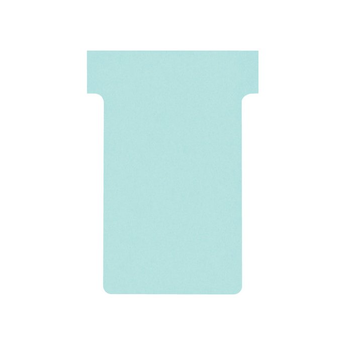 NOBO T-Kaart Maat 2 Papier 170 g/m² 85 x 485 mm Blauw (pak 100 stuks)