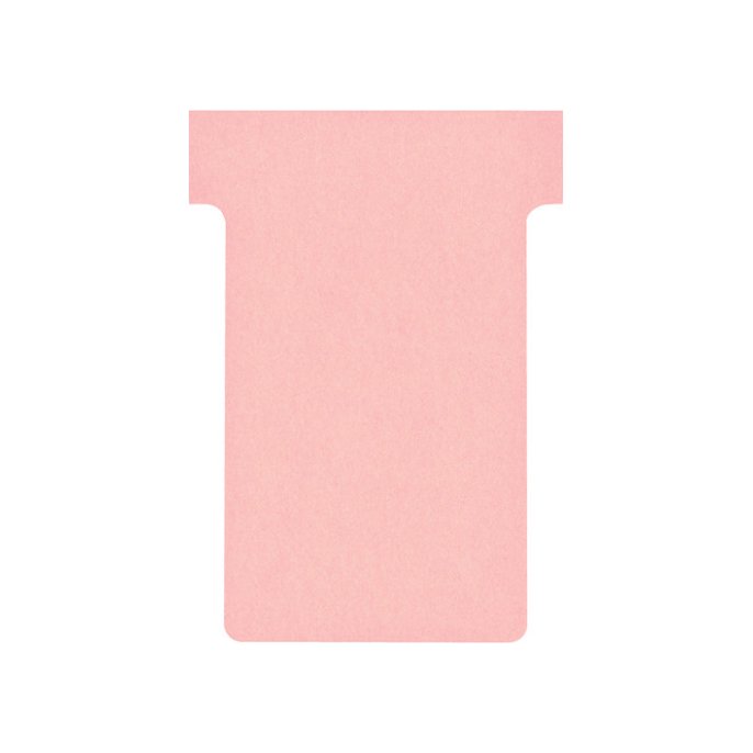 NOBO T-Kaart Maat 2 Papier 170 g/m² 85 x 485 mm Roze (pak 100 stuks)